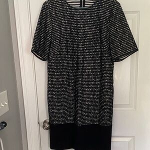 The Limited Black and White Patterned Mini Dress